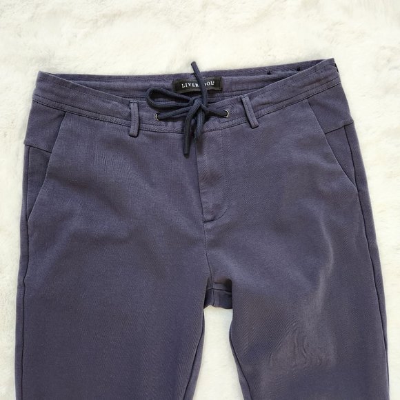 Liverpool Navy women jogger pants size 33/29 - Picture 10 of 14